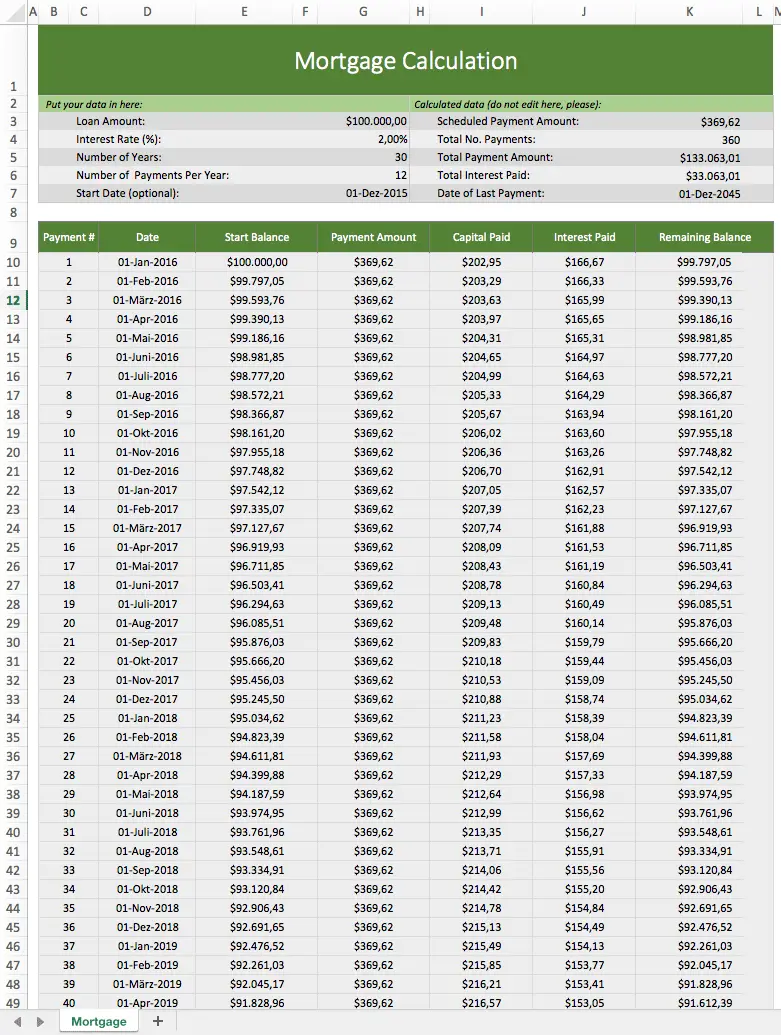 mortgage-calculation