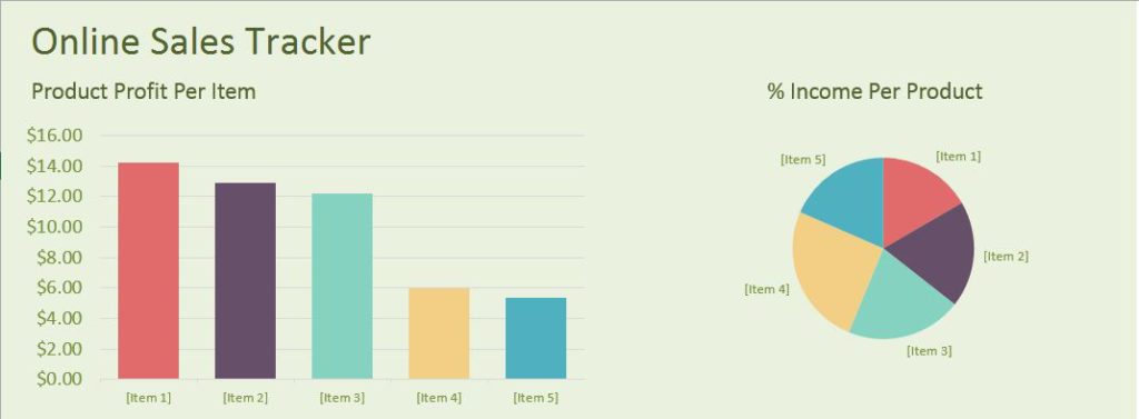 online sales tracker excel template