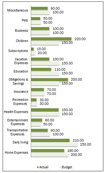 Monthly Household Budget Planner