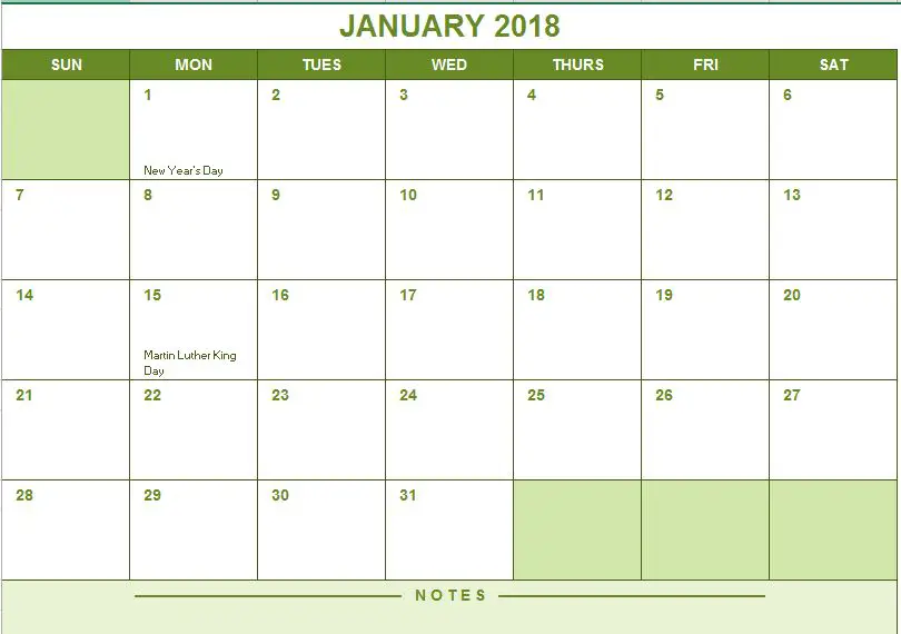 2017 full year calendar excel templates for every purpose