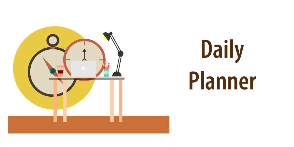 Header for article "daily planner"