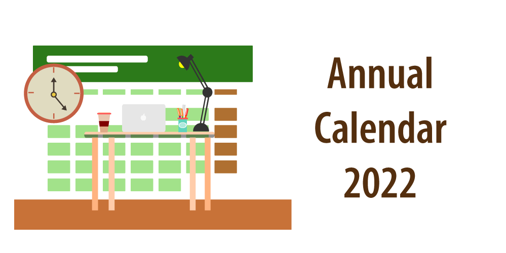 Header for article "Yearly calendar 2022"