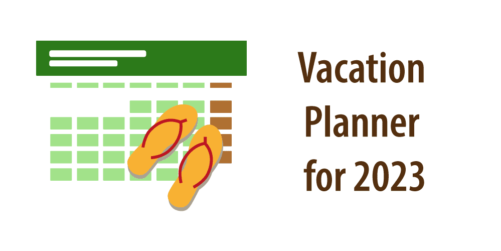 Header for article "Vacation Planner 2023"